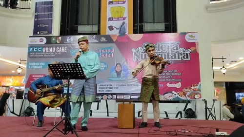 Aksi Pentas Seni SPANTEN  Dalam Rangka Memeriahkan HUT Mall Pekanbaru